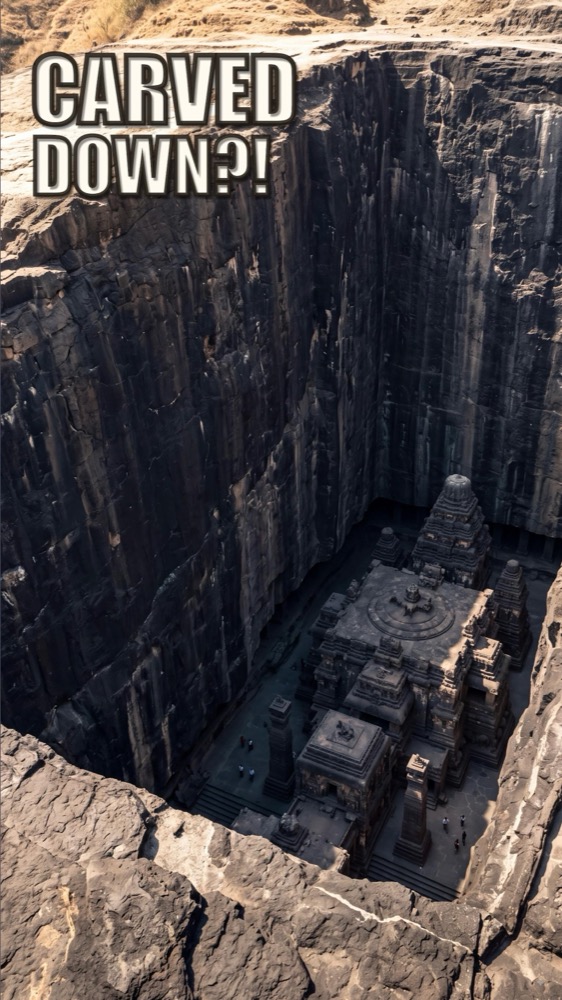 India Footnotes thumbnail: Carved Down?! — a rock-cut temple